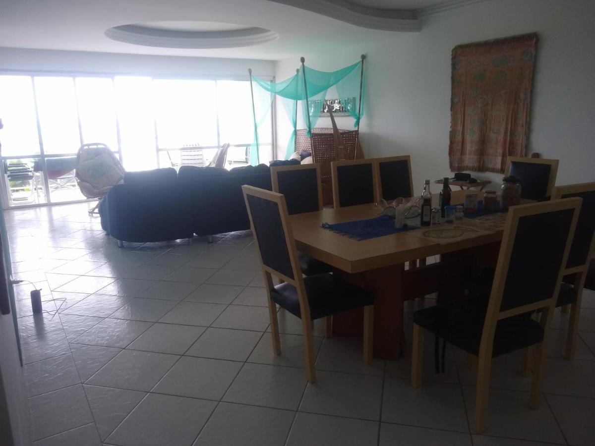 Apto Enorme Pe Na Areia, Vista Linda C/ Academia E Sauna Γκουαρούχα Εξωτερικό φωτογραφία